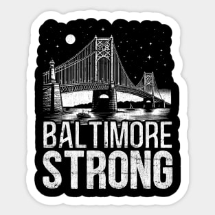 Baltimore Strong Francis Scott Key Sticker